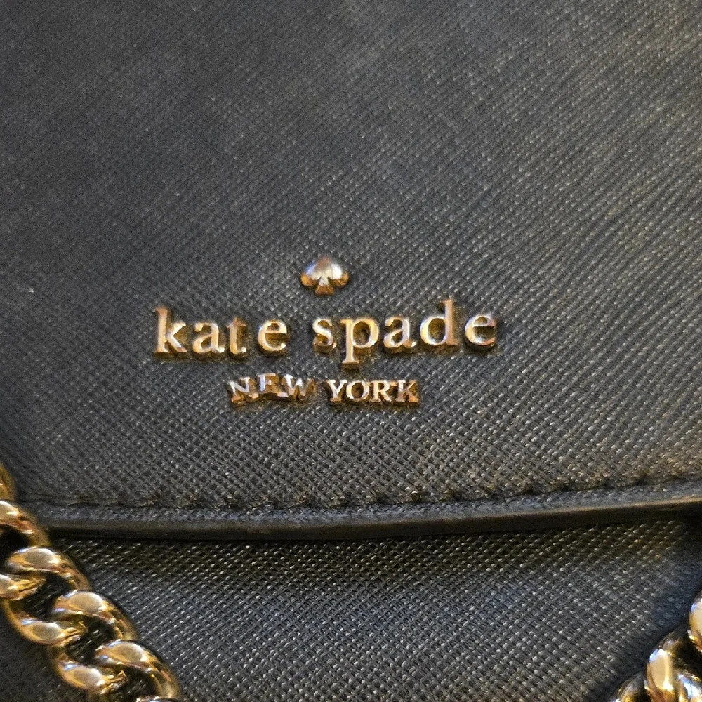 Kate Spade Black Crossbody Bag with Silver Hardware - Picture 3 of 8